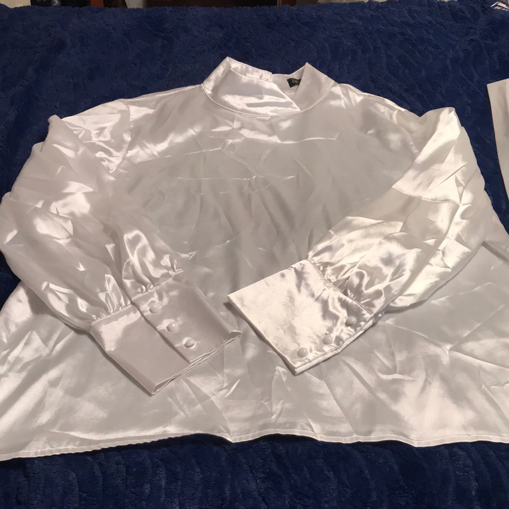 Pearl white blouse